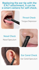 Bebird R1/X3/R3 Otoscópio Auricular Smart com Câmera HD 300MP – Endoscópio de Alta Precisão com Wi-Fi | Limpador de Ouvido Inteligente