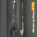 NOVO esfregão Triangular Estendido 360° – Torção X-Type com Enxágue Automático para Limpeza de Vidros, Banheiros, Piso, Teto e Pó Doméstico