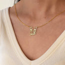 Colar Personalizado com Nome – Aço Inoxidável para Mulheres, Homens ou Pets