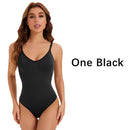 Body Modelador Fio Dental com Controle de Barriga, Redutor de Cintura.