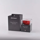 Colar Feminino com Pingente Coração Vazado e Zircônia + Caixa Presente com Flor Eterna – Presente Perfeito para o Dia das Mães