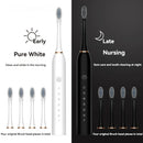 Escova de Dente Elétrica Automática – 6 Velocidades | Para Adultos e Crianças