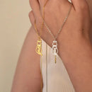 Colar Personalizado com Nome – Aço Inoxidável para Mulheres, Homens ou Pets