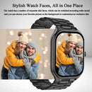 Relógio Smartwatch GTS Masculino e Feminino – Tela Full Touch de 1,77" | Fitness Esportivo | Chamadas Bluetooth | Compatível com Android | Múltiplos Mostradores Digitais