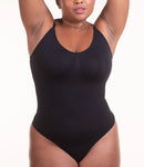 Body Modelador Fio Dental com Controle de Barriga, Redutor de Cintura.