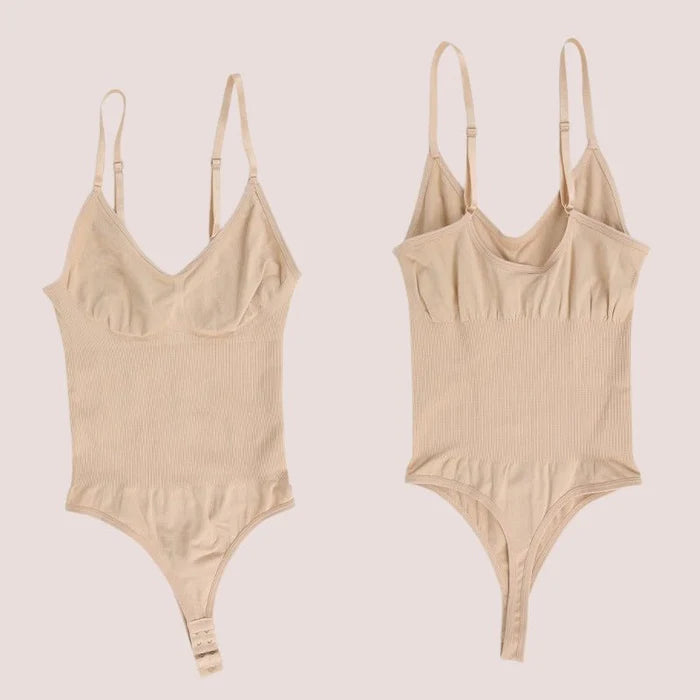 Body Modelador Fio Dental com Controle de Barriga, Redutor de Cintura.