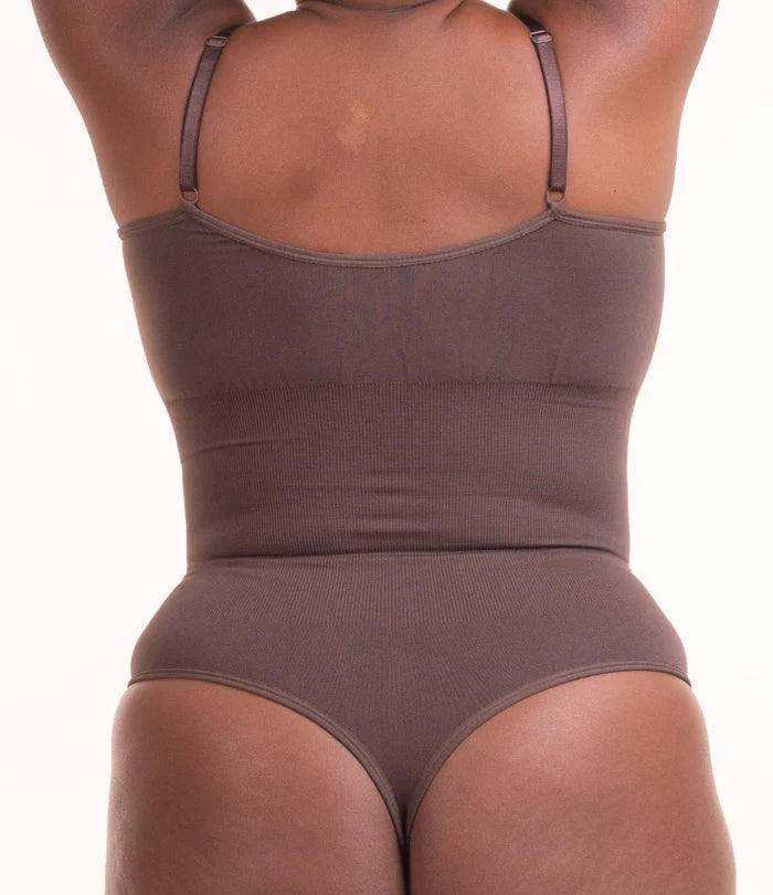 Body Modelador Fio Dental com Controle de Barriga, Redutor de Cintura.