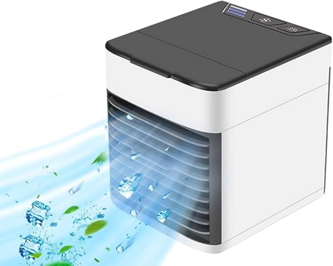 Mini Ar Condicionado Refrigerador Umidificador Portátil Usb