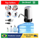 Bebedouro Bomba Elétrica Para Garrafão Galão D'água 5 a 20 LitrosRecarregável portátil para carregamento automático USB distribuidor