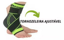 Tornozeleira Compressão Estabilizadora Ortopédica Elástica Ajustável