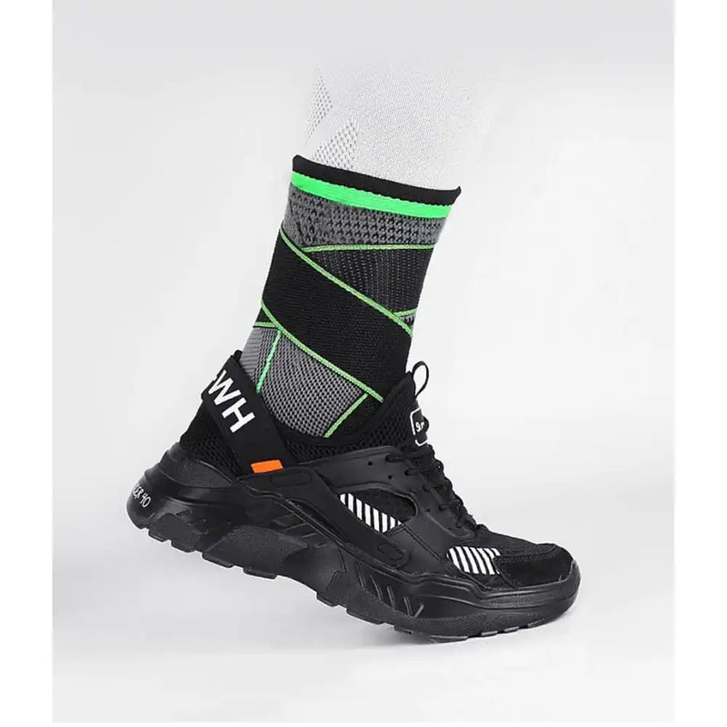 Tornozeleira Compressão Estabilizadora Ortopédica Elástica Ajustável