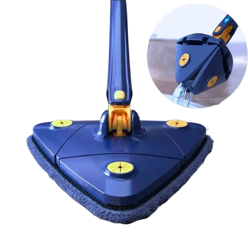 Esfregão Mágico 360° – Chega de Sofrer na Limpeza! Alcança os Cantos Mais Difíceis Sem Esforço