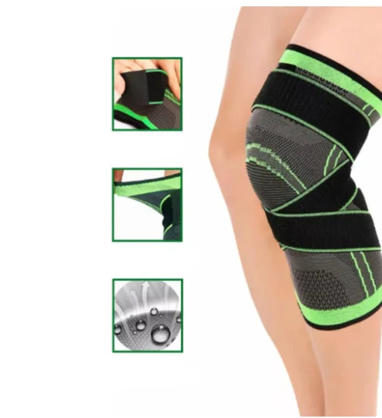Joelheira Compressão Ortopédica Ajustável Estabilidade Proteção Recuperação Lesões Joelho Ideal para Dores e Praticas Esportivas
