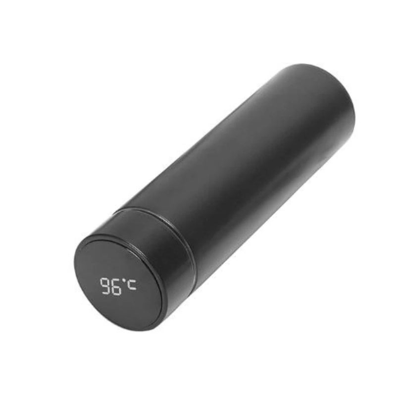 Garrafa Térmica Inox com Sensor Digital – Controle de Temperatura e Display LED para Bebidas Quentes e Frias
