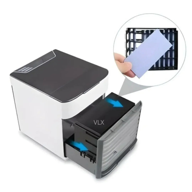 Mini Ar-Condicionado Portátil USB com Umidificador