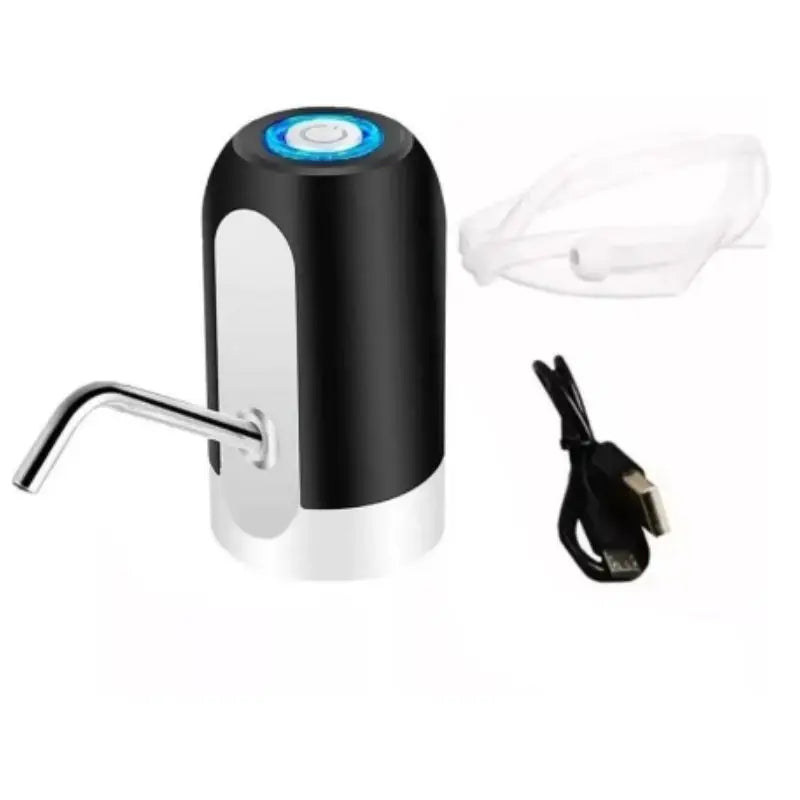 Bebedouro Bomba Elétrica Para Garrafão Galão D'água 5 a 20 LitrosRecarregável portátil para carregamento automático USB distribuidor