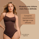 Body Modelador Fio Dental com Controle de Barriga, Redutor de Cintura.