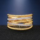 💍 Anel Feminino Twist Cross – Elegância que Transforma