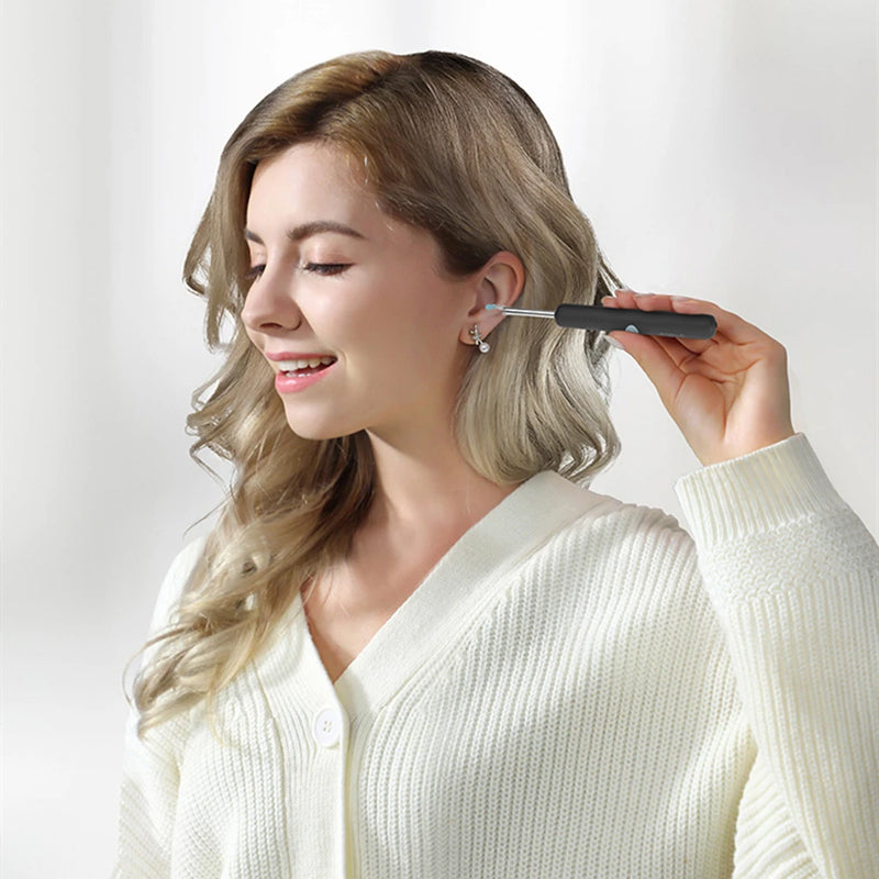 Bebird R1/X3/R3 Otoscópio Auricular Smart com Câmera HD 300MP – Endoscópio de Alta Precisão com Wi-Fi | Limpador de Ouvido Inteligente