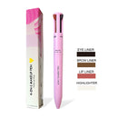 4-in-1 Makeup Pen Eye Liner Lip Liner Highlighter Long Lasting Eye Makeup Beauty Tool for Facial Cosmetics Supplies