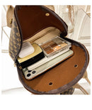 Bolsa Feminina Mini Transversal – Estilo Coreano com Design de Concha e Alça de Ombro