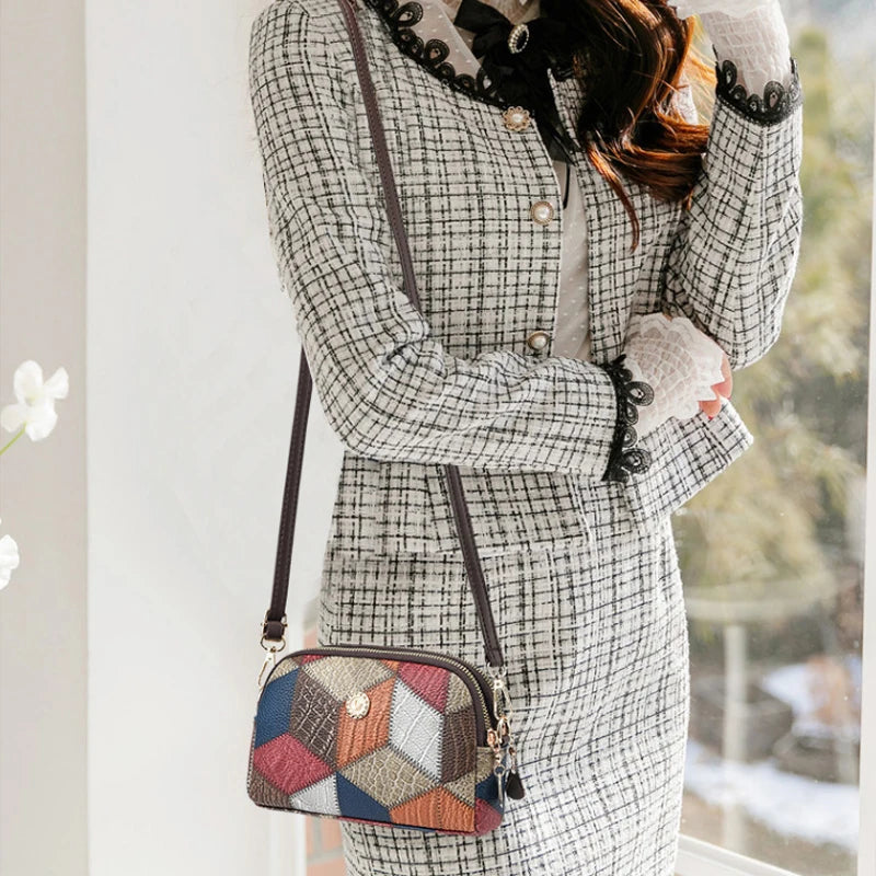 Bolsa Feminina de Luxo Yogodlns – Estilo Moderno e Acabamento Premium