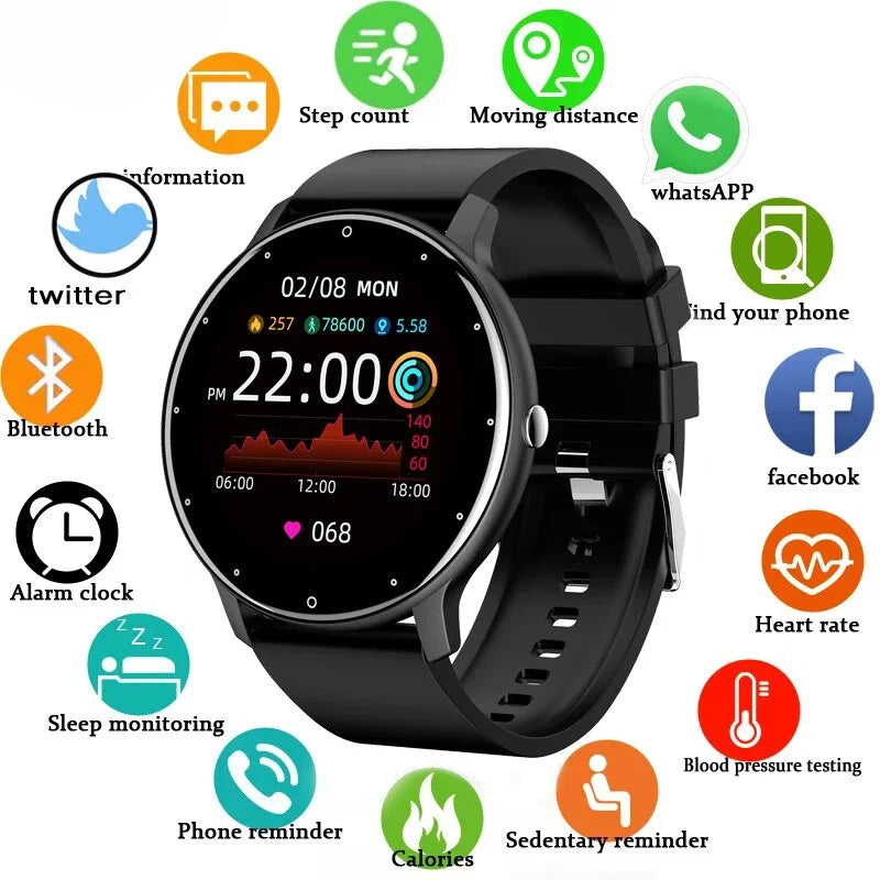 Smartwatch LIGE 2025 – Luxo, Saúde e Tecnologia no Seu Pulso!