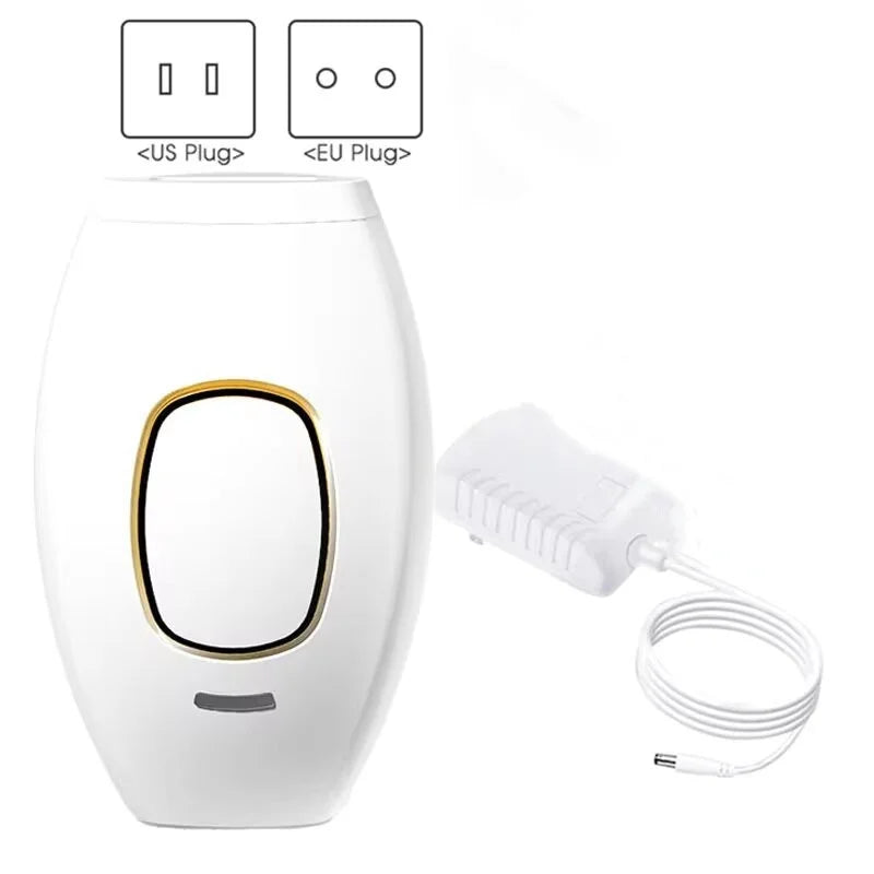 New Painless Women Hair Removal Pulsed Permanent Laser Hair Removal Home Equipment Body Bikini IPL 500,000 Flash Epilator