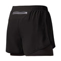 Shorts Masculino para Corrida – Secagem Rápida, Preto, Dupla Camada – Ideal para Treinos, Academia, Musculação e Esportes
