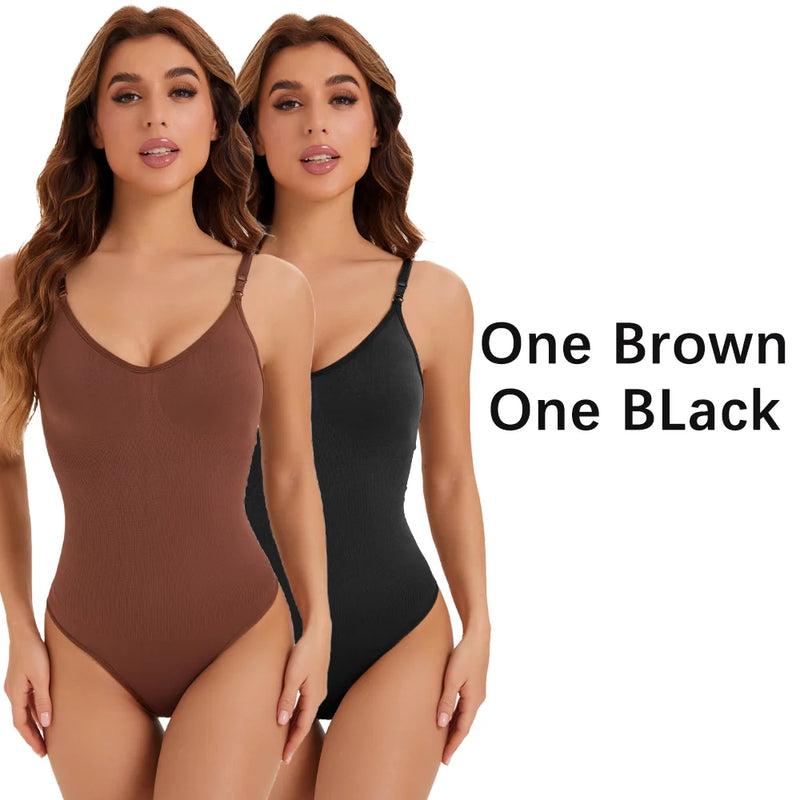 Body Modelador Fio Dental com Controle de Barriga, Redutor de Cintura.