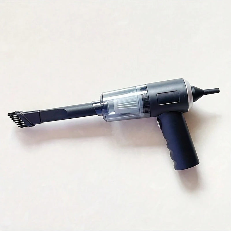 Aspirador de Pó 3 em 1 – Sucção e Soprador Integrados | Carregamento USB | Portátil para Carro e Casa