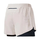 Shorts Masculino para Corrida – Secagem Rápida, Preto, Dupla Camada – Ideal para Treinos, Academia, Musculação e Esportes