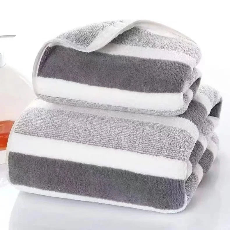 Soft and Absorbent Bath Towel Set - Cozy Towels for Daily Use Thickened Soft Face Towel for Sensitive Skin Gentle Touch