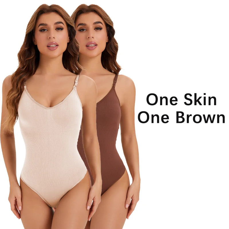 Body Modelador Fio Dental com Controle de Barriga, Redutor de Cintura.