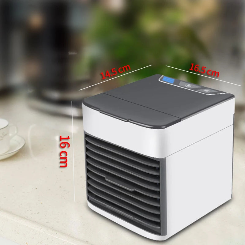 Mini Ar Condicionado Refrigerador Umidificador Portátil Usb