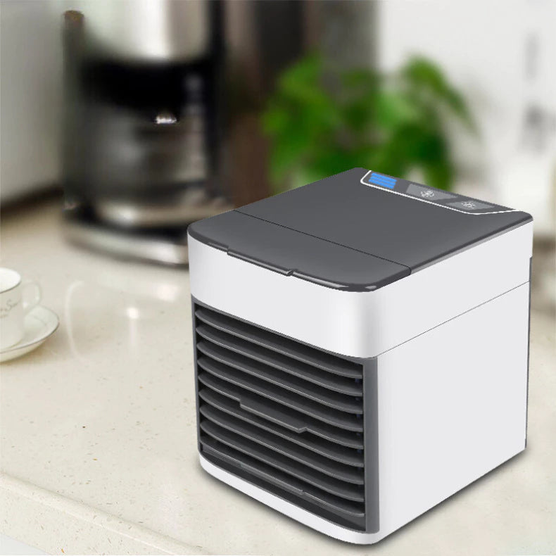 Mini Ar-Condicionado Portátil USB com Umidificador