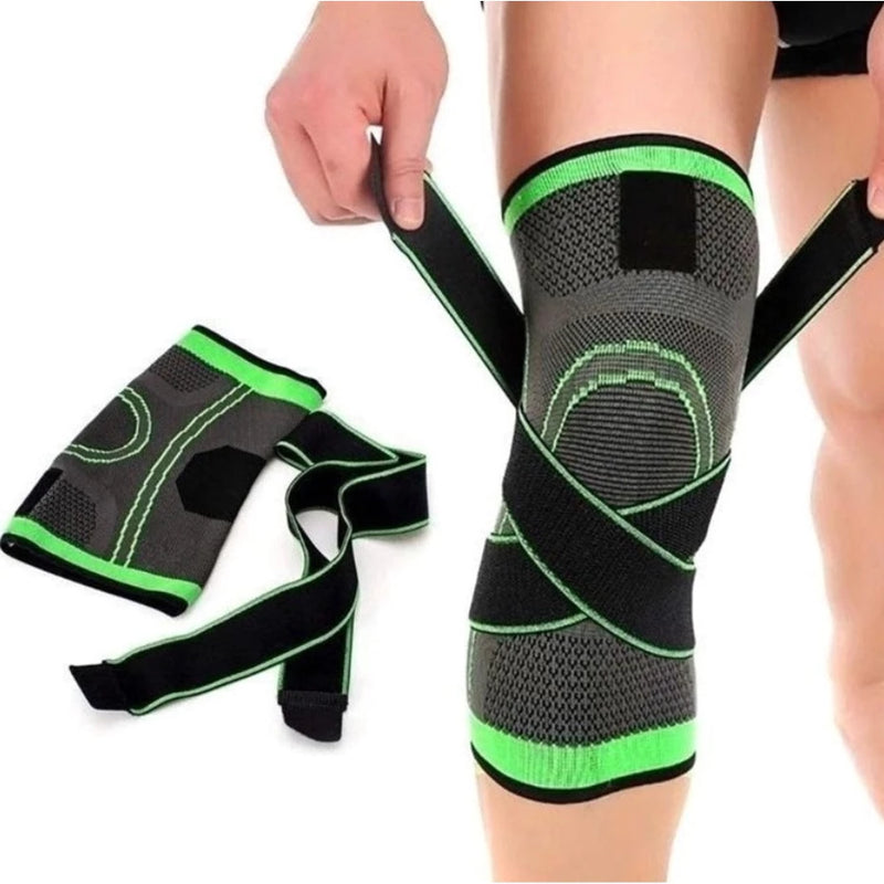 Joelheira Compressão Ortopédica Ajustável Estabilidade Proteção Recuperação Lesões Joelho Ideal para Dores e Praticas Esportivas