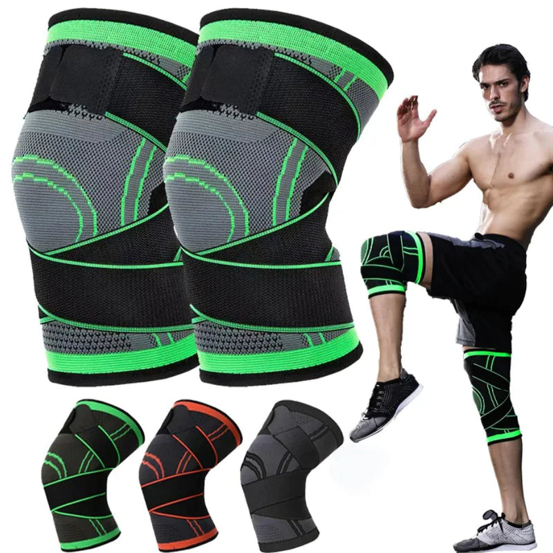 Joelheira Compressão Ortopédica Ajustável Estabilidade Proteção Recuperação Lesões Joelho Ideal para Dores e Praticas Esportivas