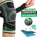 Joelheira Compressão Ortopédica Ajustável Estabilidade Proteção Recuperação Lesões Joelho Ideal para Dores e Praticas Esportivas