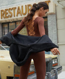 Macacão Gringa Modelo Longo Modelador Alça Regatinha Ginastica Festa Academia Maxima Elasticidade